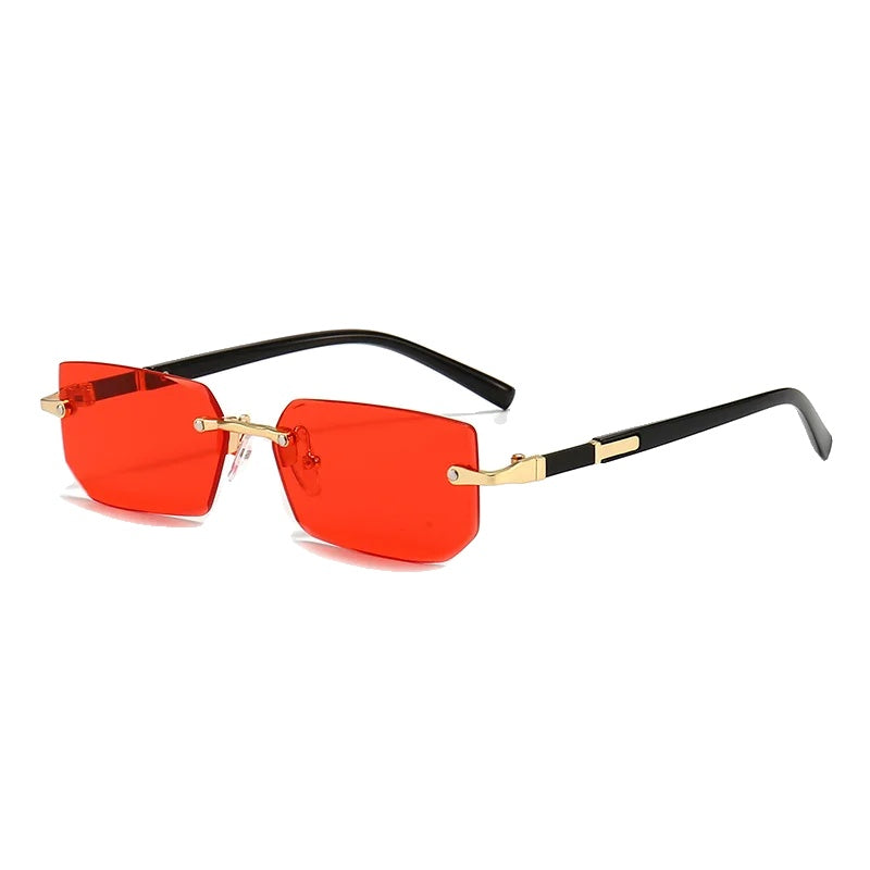 Variant image for Lunettes de Soleil Rectangulaires Sans Bordure, Protection UV400, Design Léger et Moderne – Idéal pour Homme et Femme-2