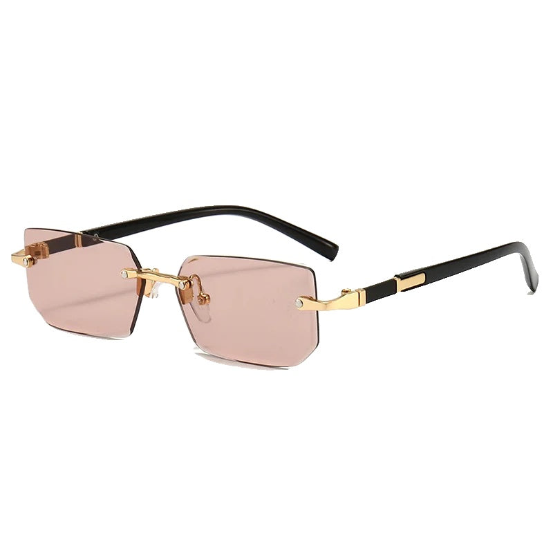 Variant image for Lunettes de Soleil Rectangulaires Sans Bordure, Protection UV400, Design Léger et Moderne – Idéal pour Homme et Femme-4