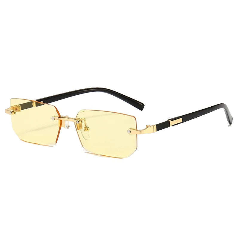 Variant image for Lunettes de Soleil Rectangulaires Sans Bordure, Protection UV400, Design Léger et Moderne – Idéal pour Homme et Femme-5