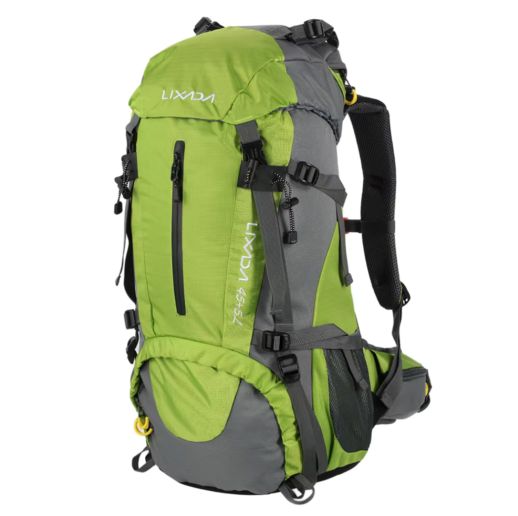 Sac à Dos Femme de Randonnée 50 L avec Panneau Dorsal Ergonomique et Housse de Pluie – Confort et Rangement Optimal