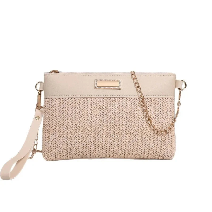 Sac à main femme Beige Taille Unique Polyester Compact Minimaliste 5