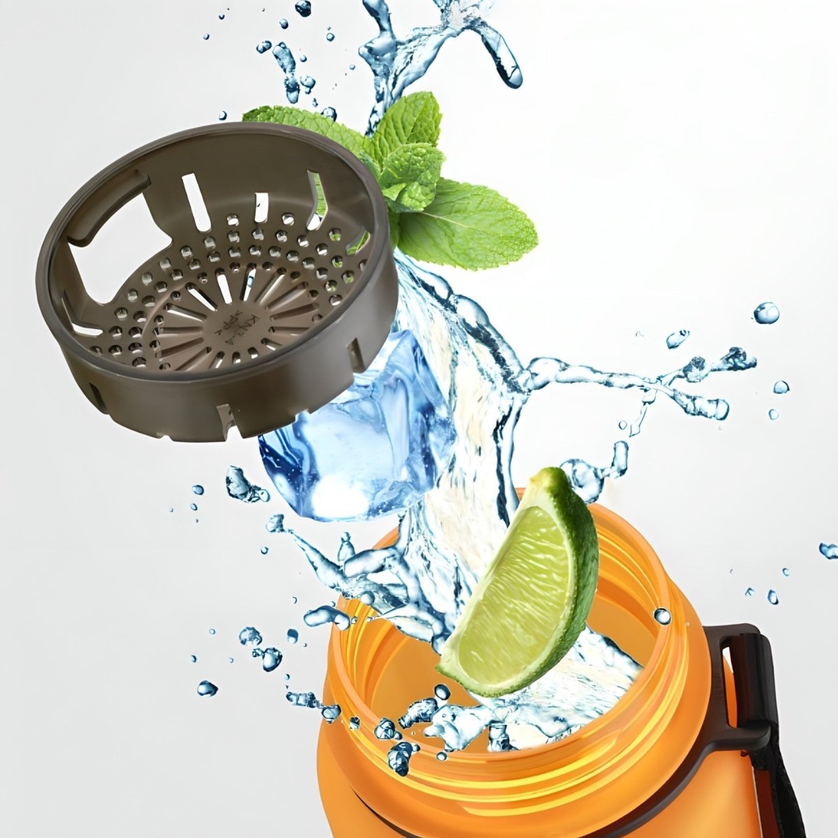 Gourde Légère 500 ml en Polypropylène Sans BPA – Étanche, Compacte pour Sport et Randonnée