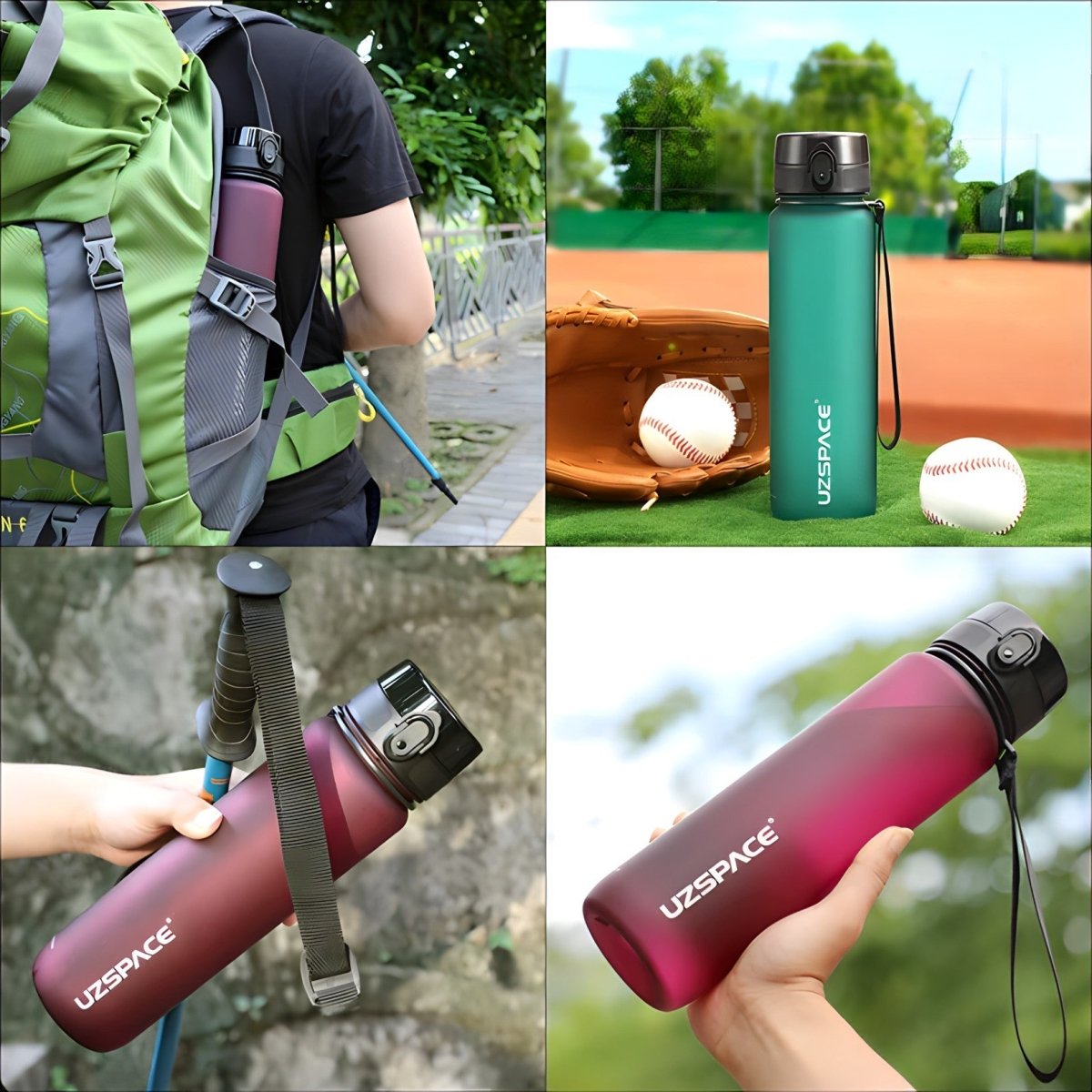 Gourde Légère 500 ml en Polypropylène Sans BPA – Étanche, Compacte pour Sport et Randonnée