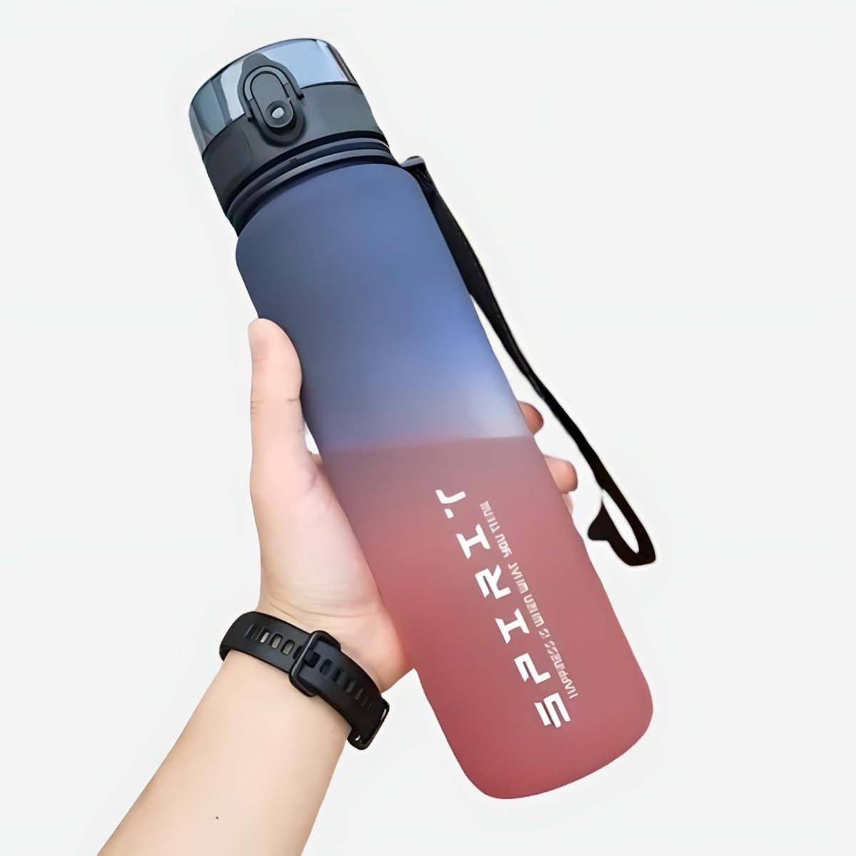 Gourde de Randonnée Légère 500 ml en Plastique Sans BPA, Résistante et Étanche, Format Compact pour Plein Air