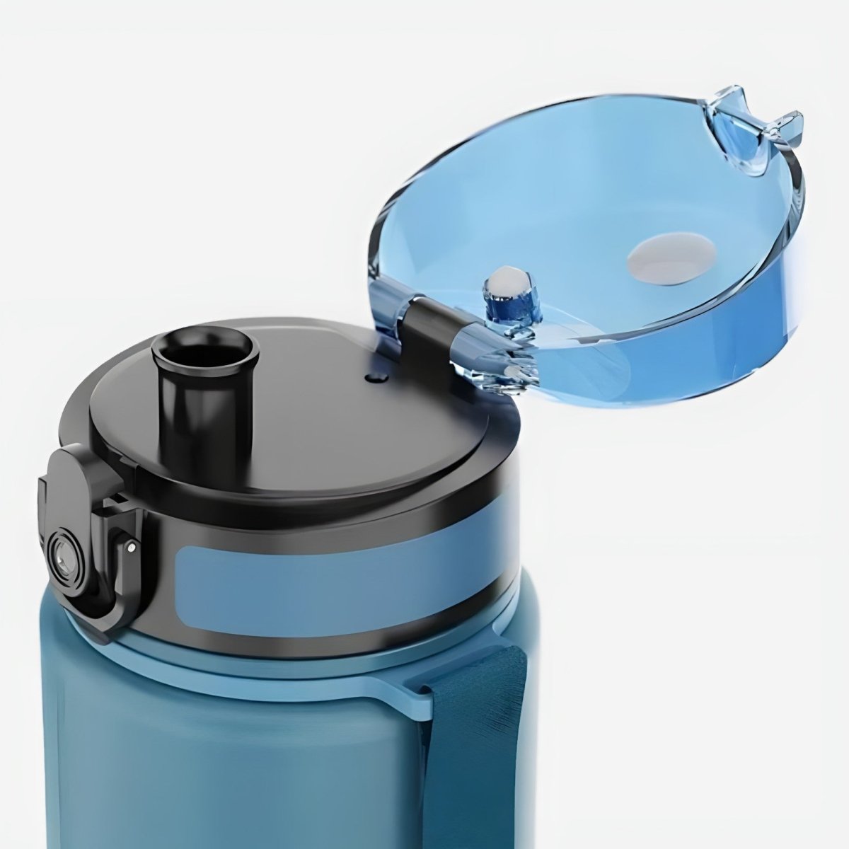 Gourde de Randonnée Légère 500 ml en Plastique Sans BPA, Résistante et Étanche, Format Compact pour Plein Air