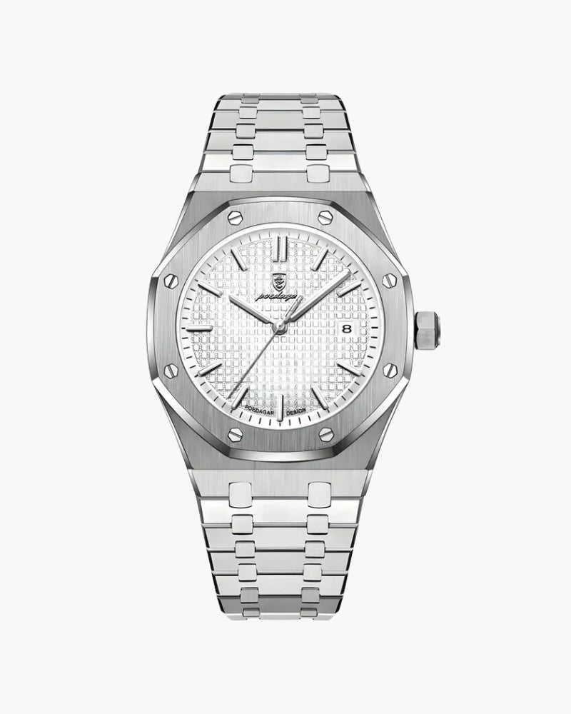 Montre Élégante Femme avec Cadran Bleu, Noir, Argent ou Rose – Résistante à l'Eau, Mouvement Quartz 3