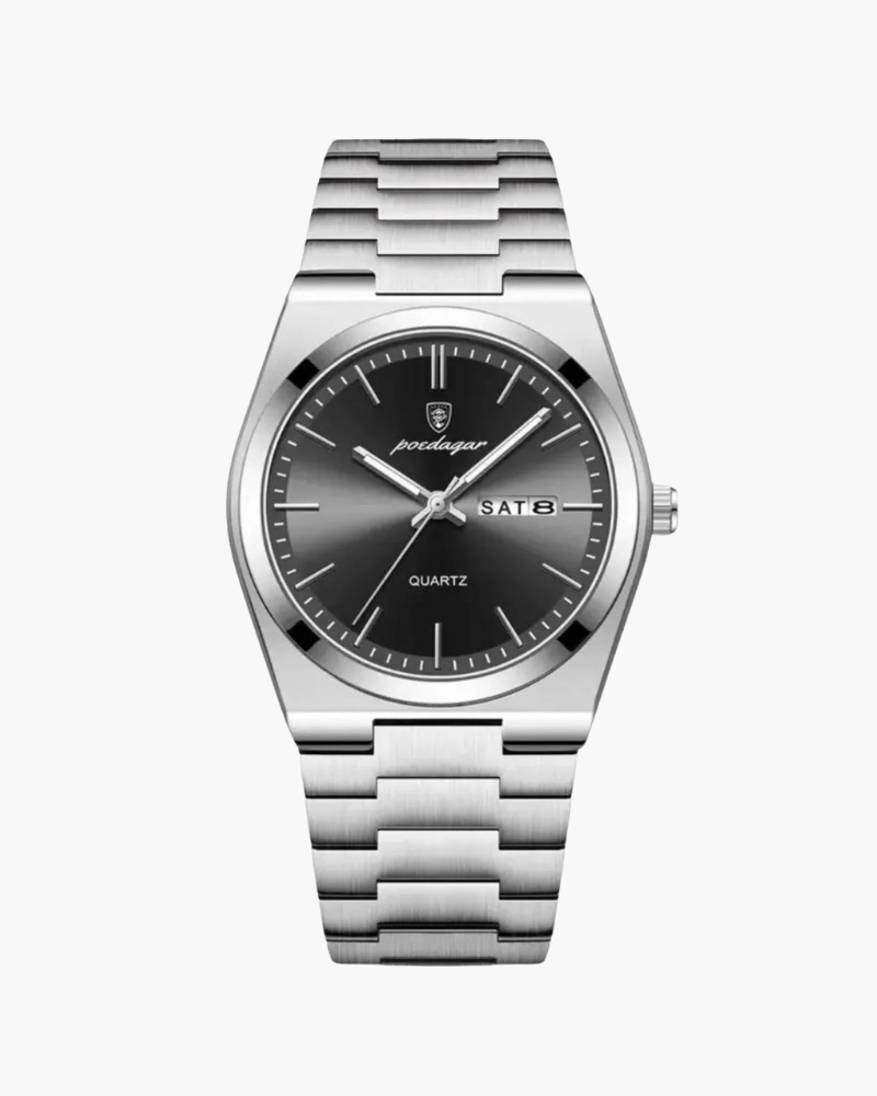 Montre Homme Quartz Marine en Acier Inoxydable – Élégance Sportive avec Chronographe et Résistance à l'Eau 3