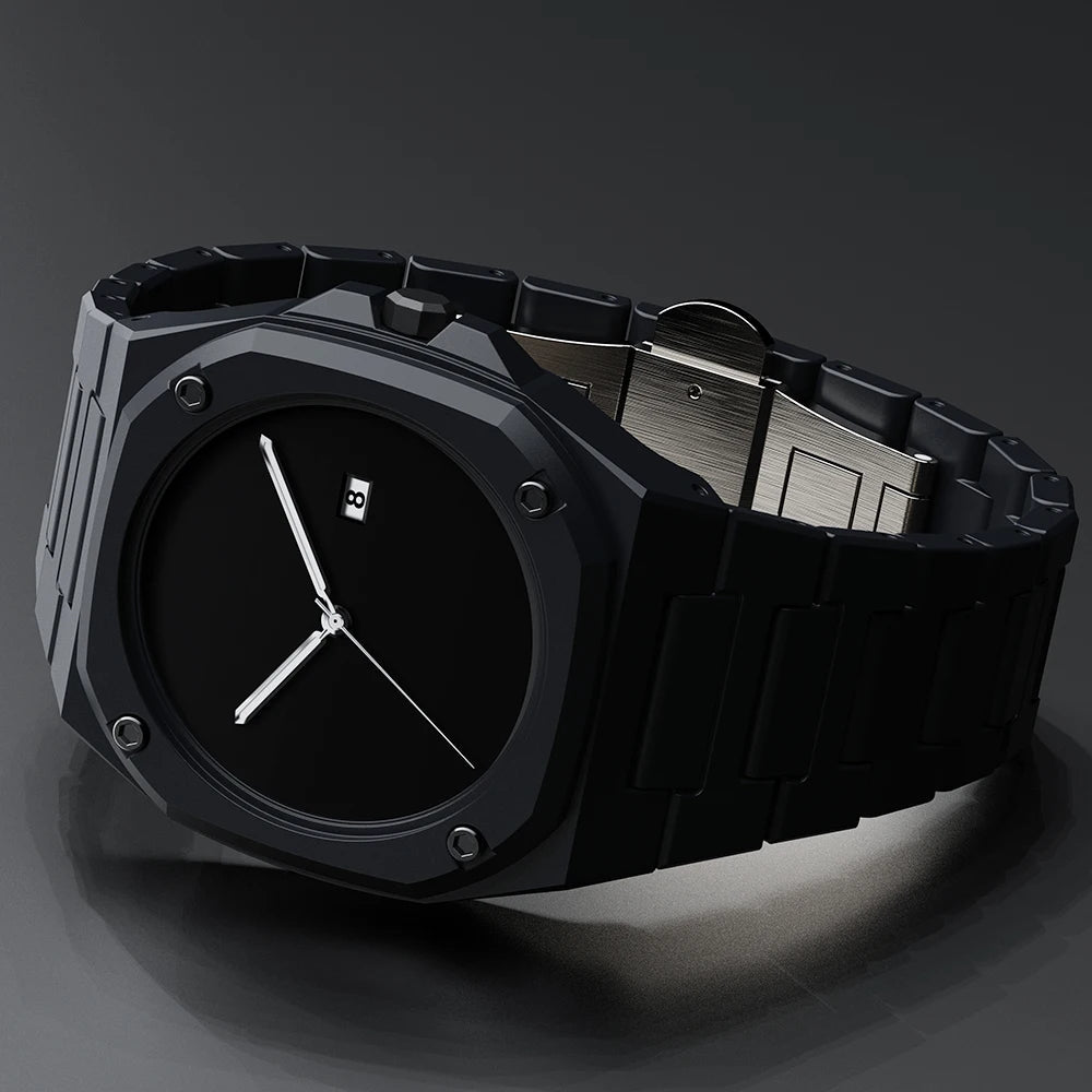 Montre Minimaliste Homme avec Effet 3D et Résistance à l'Eau 3ATM – Design Élégant et Léger 0