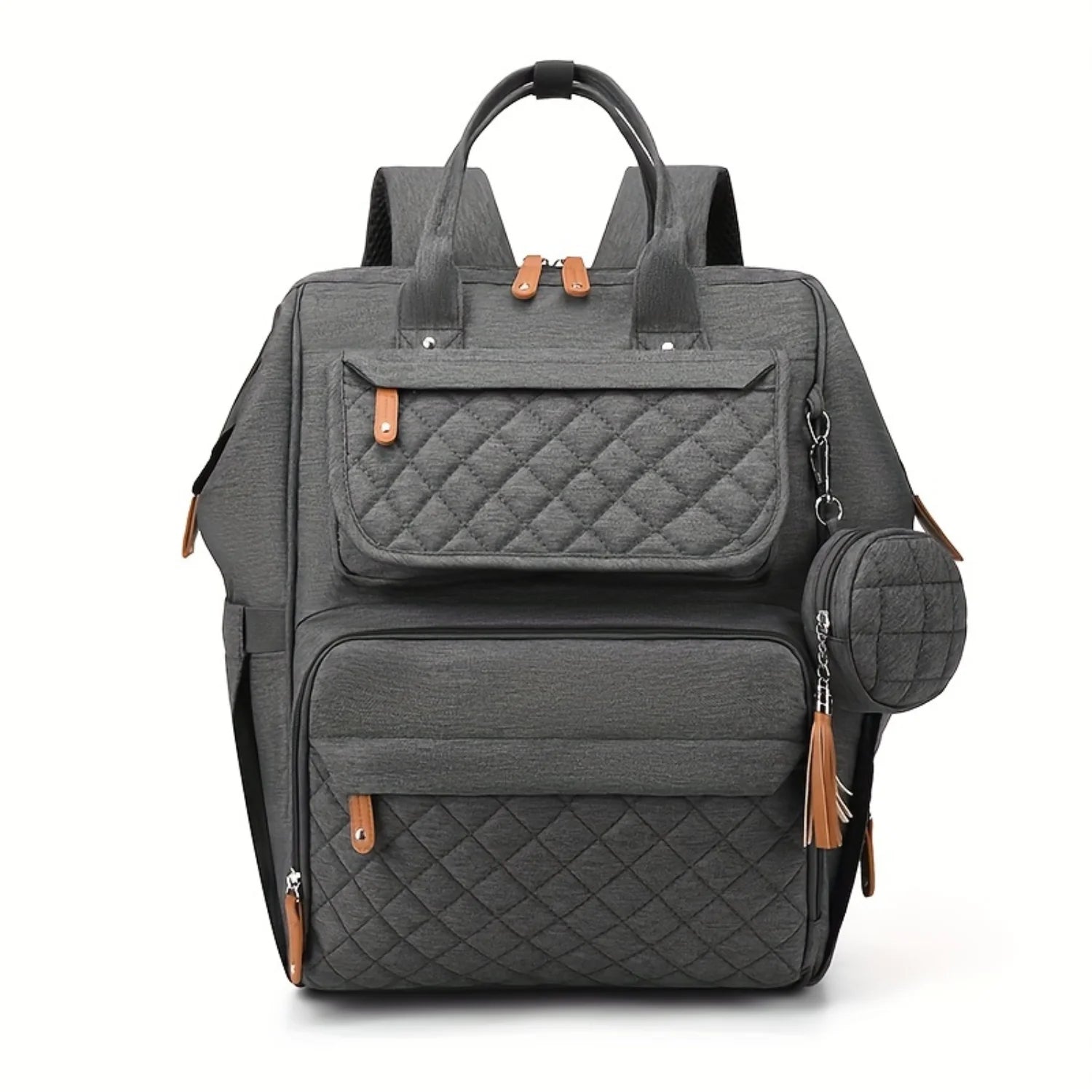 Sac à Dos Extra-Large de Maman avec Porte-Bouteille Isolé et Multiples Poches – Organisateur Pratique pour Bébé