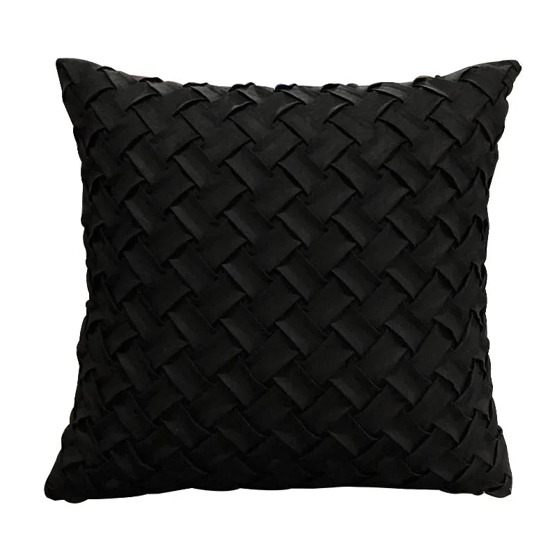 Variant image for Housse de coussin pour canapé en daim fait à la main – 45x45 cm et 30x50 cm, Décoration Élégante et Confortable-1