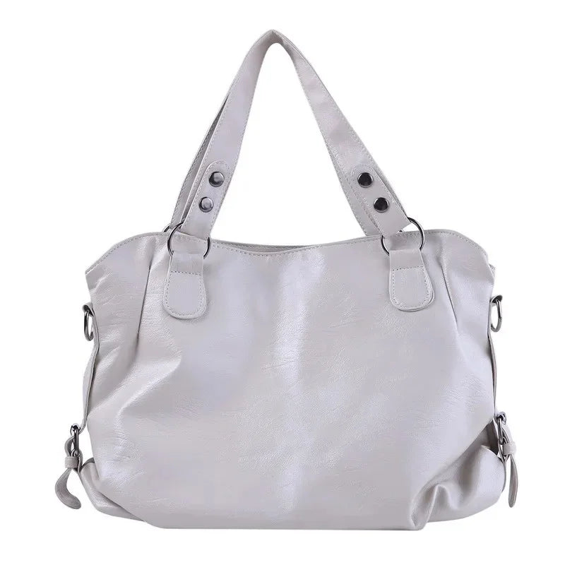 Sac À Main Femme Cuir PU Souple - Sac Bandoulière Tendance Multi-Compartiments 8