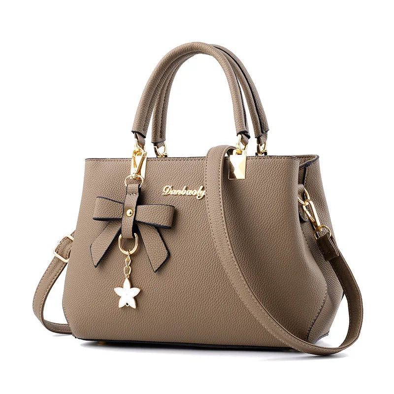 Sac À Main Femme Élégant Avec Pendentif Floral - Sac Bandoulière Polyvalent 11