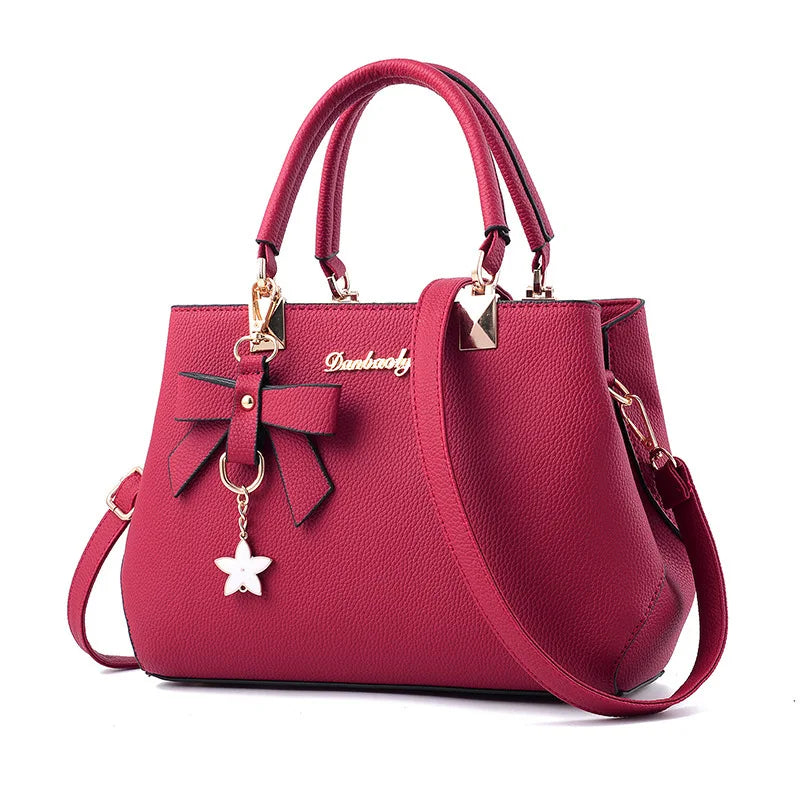 Sac À Main Femme Élégant Avec Pendentif Floral - Sac Bandoulière Polyvalent 8