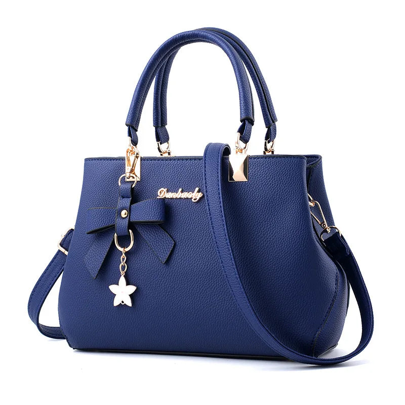 Sac À Main Femme Élégant Avec Pendentif Floral - Sac Bandoulière Polyvalent 9