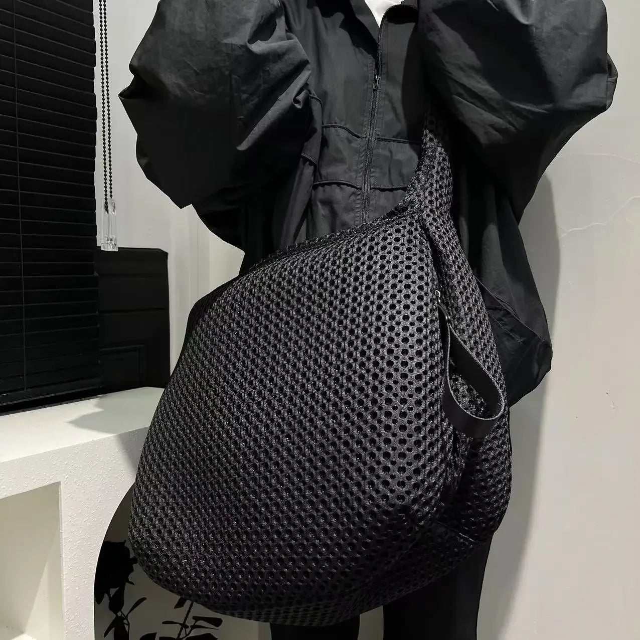 Sac Bandoulière Femme Nylon Léger - Grande Capacité, Design Tendance 2