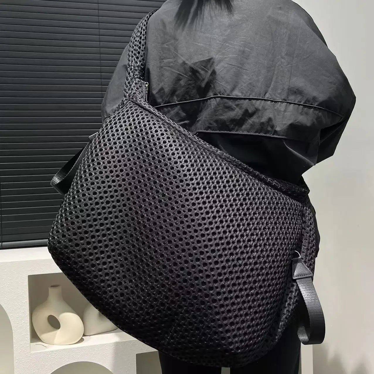 Sac Bandoulière Femme Nylon Léger - Grande Capacité, Design Tendance 3