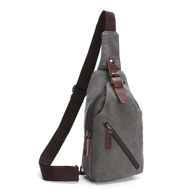 Sac Bandoulière Homme - Sac à Bandoulière Haute Capacité Étanche avec Sangle Ajustable 6