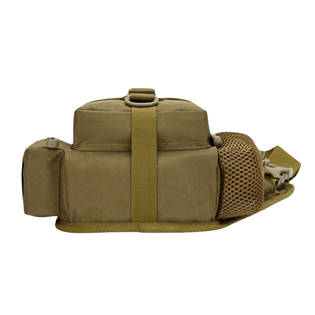 Sac Bandoulière Homme Imperméable en Tissu Oxford – Léger et Résistant pour Activités de Plein Air, Sangle Ajustable et Système MOLLE