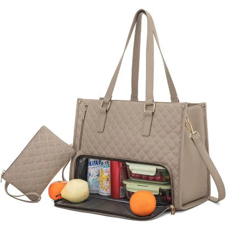 Sac Isotherme Lunch Box 3-en-1 - Sac à Déjeuner Pratique et Élégant pour Femmes 3