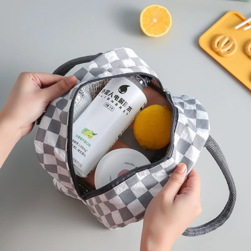Sac Isotherme Repas en Toile Oxford - Lunch Bag Pratique pour Étudiants et Travailleurs 2