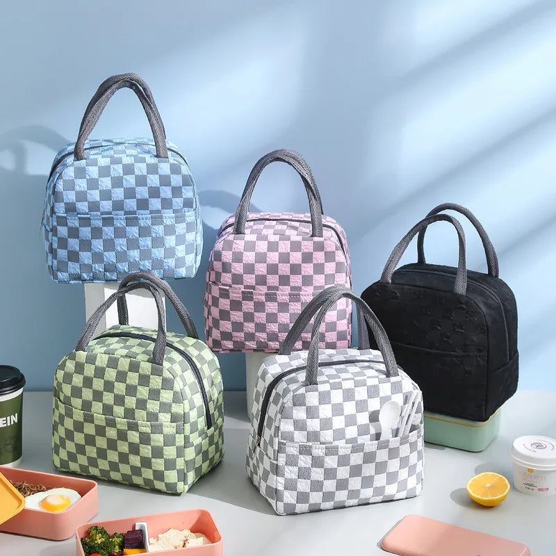 Sac Isotherme Repas en Toile Oxford - Lunch Bag Pratique pour Étudiants et Travailleurs 3