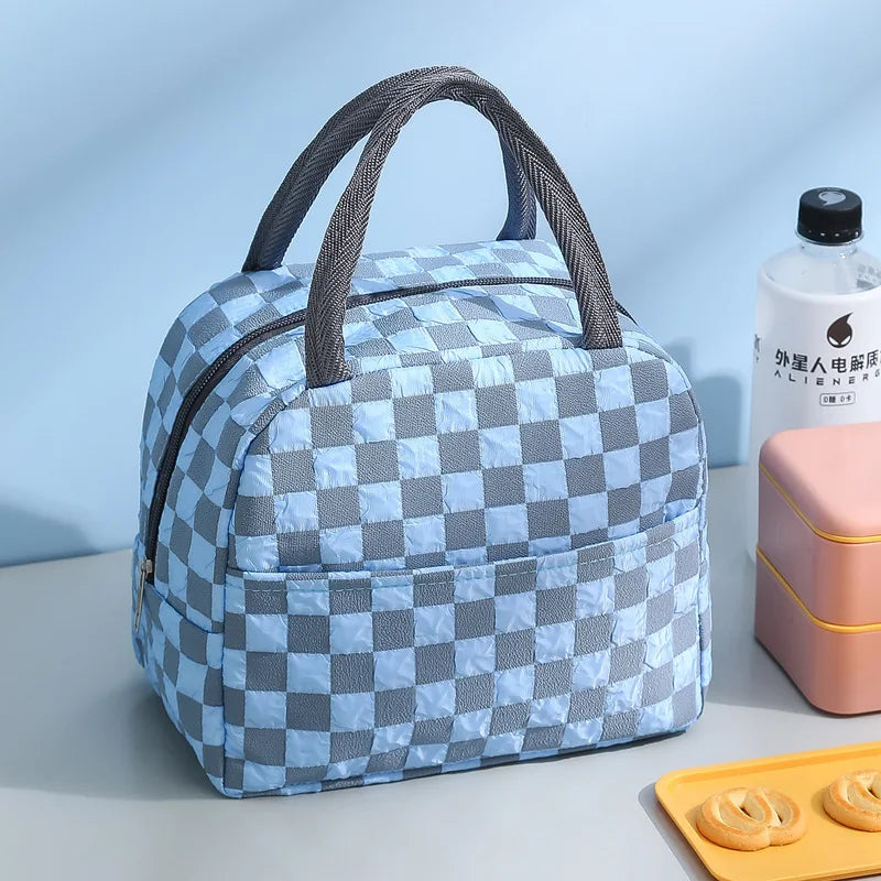 Sac Isotherme Repas en Toile Oxford - Lunch Bag Pratique pour Étudiants et Travailleurs 4