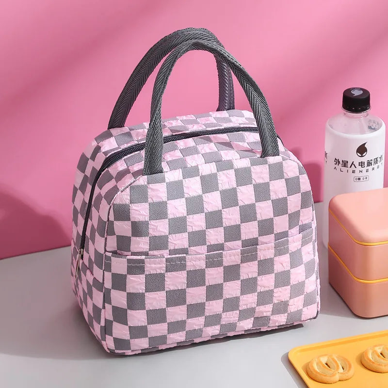 Sac Isotherme Repas en Toile Oxford - Lunch Bag Pratique pour Étudiants et Travailleurs 5