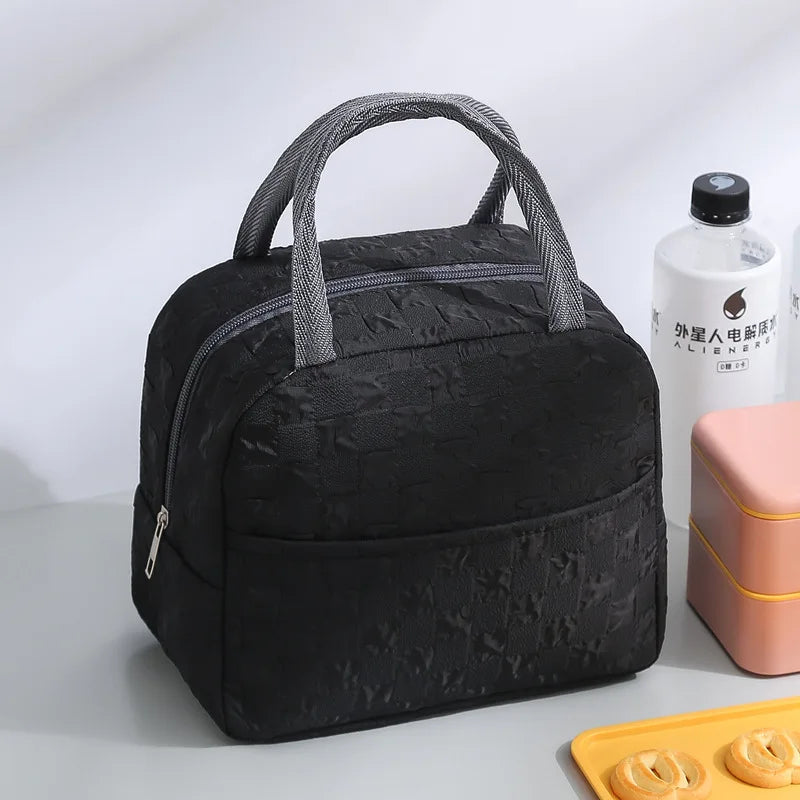 Sac Isotherme Repas en Toile Oxford - Lunch Bag Pratique pour Étudiants et Travailleurs 6