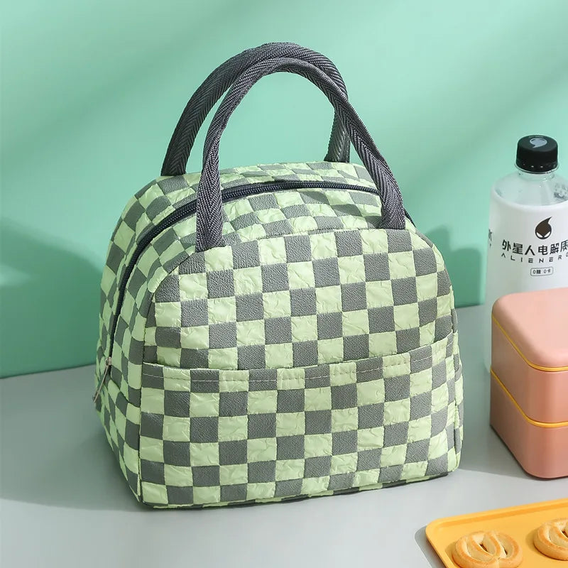 Sac Isotherme Repas en Toile Oxford - Lunch Bag Pratique pour Étudiants et Travailleurs 8
