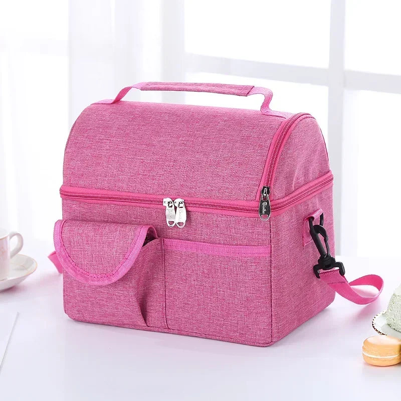Sac Lunch Isotherme Réutilisable 8L – Sac Lunch Box Étanche Multifonctionnel pour Hommes et Femmes