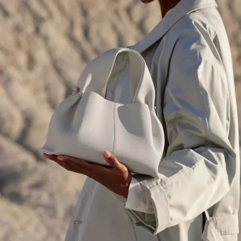 Sac à Main Femme en Cuir Véritable - Sac Hobo Rétro Élégant et Pratique 5