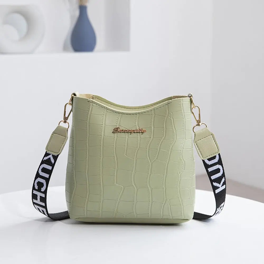 Sac à main femme en cuir PU crocodile, sac bandoulière ajustable avec fermeture éclair, dimensions 18,5 x 17 x 7 cm, plusieurs couleurs disponibles