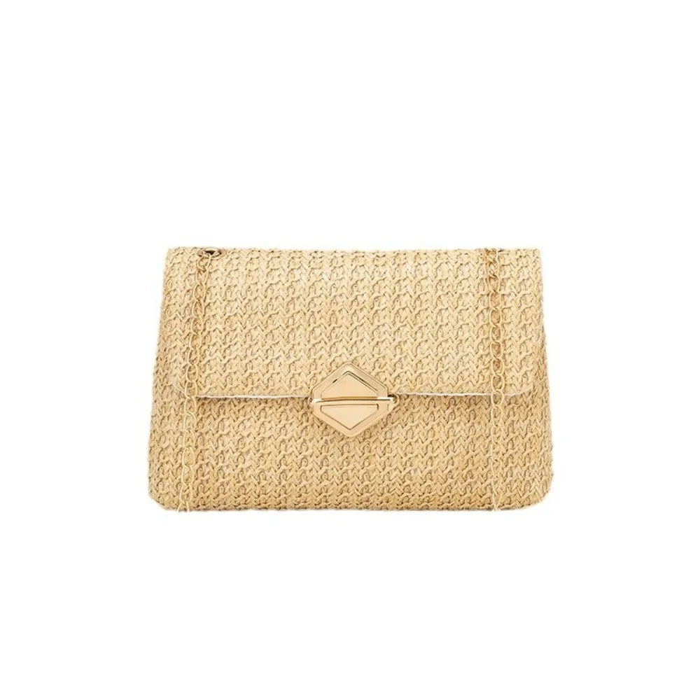 Sac Bandoulière Femme Paille Taille Unique 21x14x4 cm 3
