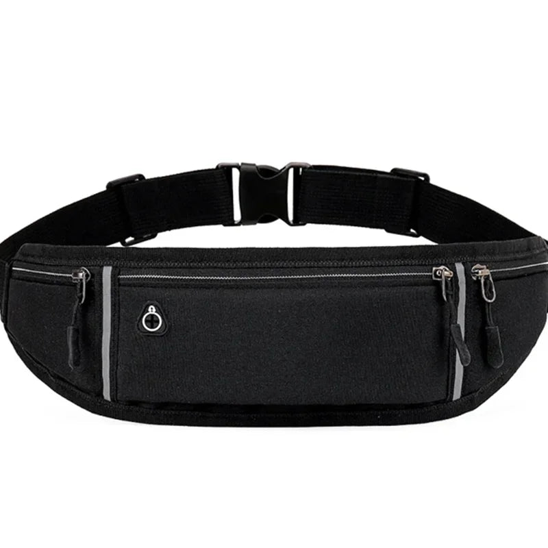 Variant image for Sac Banane Sportif Noir pour Femme et Homme en Toile Durable – Sac Multi-usage Léger et Pratique pour Sport et Quotidien-1
