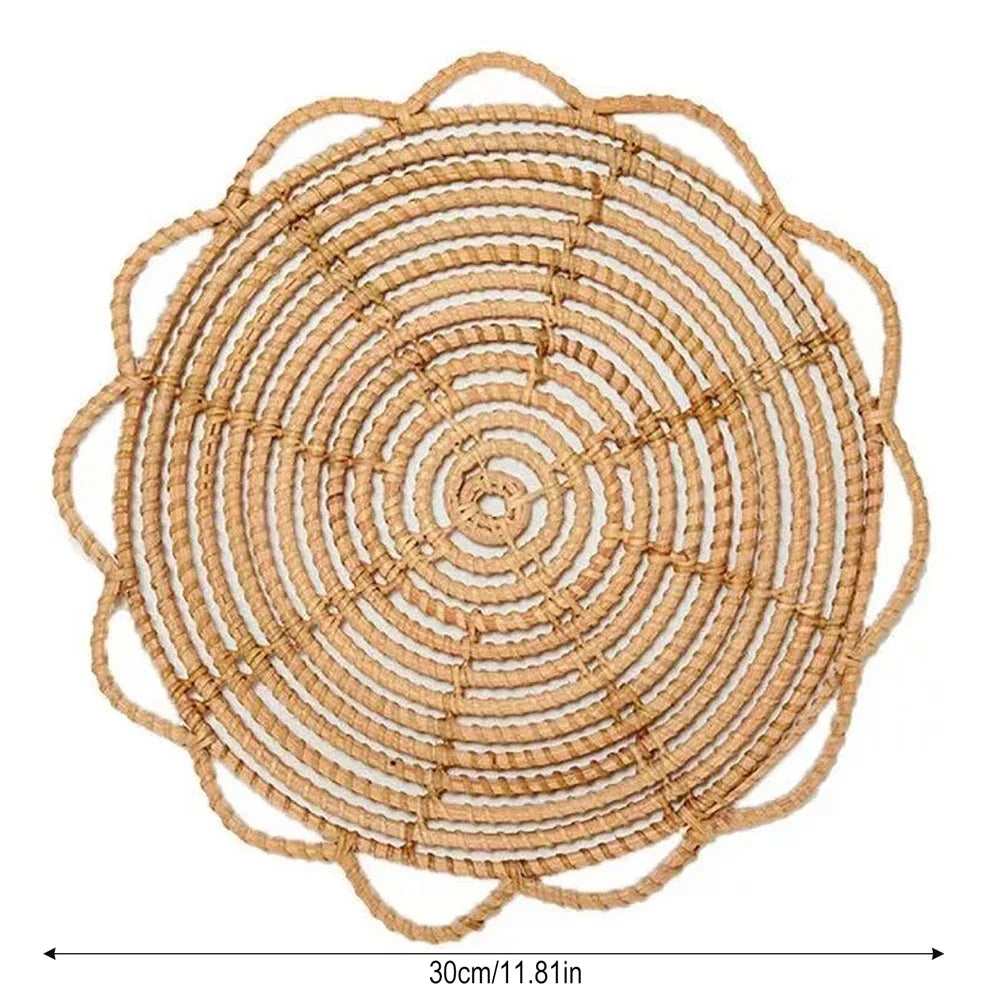 Variant image for Panier Décoratif en Rotin Tissé pour Intérieur – Suspension Artisanale, Ambiance Chaleureuse et Accrochage Facile-4