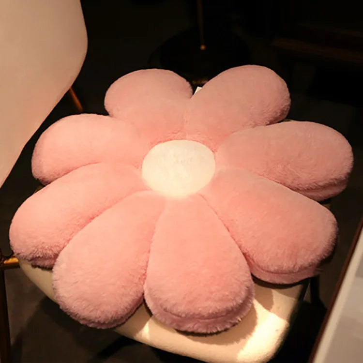 Variant image for Coussin Lombaire Ergonomique en Peluche – Soutien Doux pour Dos à Domicile et en Voiture, Design Fleur, 30 x 15 x 10 cm-11