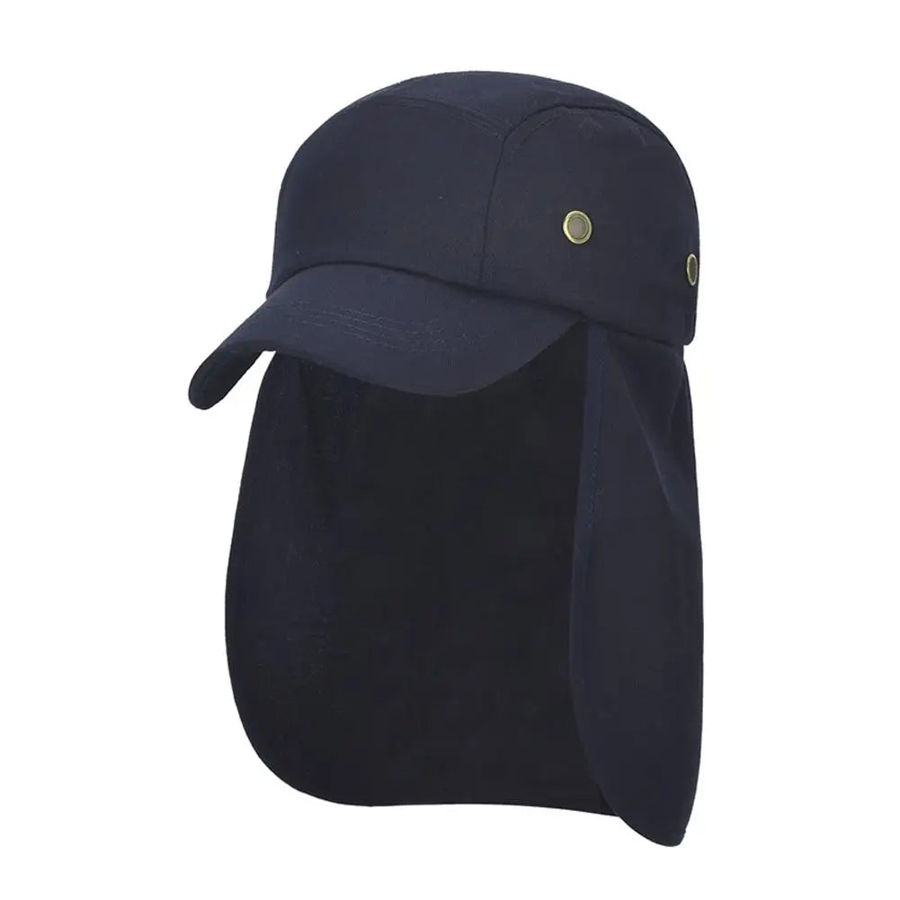 Casquette de Randonnée Anti-UV Légère avec Couvre-Cou Intégré – Séchage Rapide et Ventilation Optimale