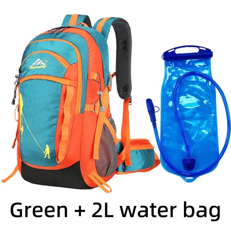 Variant image for Sac à Dos de Randonnée 35 L Léger et Ergonomique en Nylon Imperméable avec Poches et Housse de Pluie-11