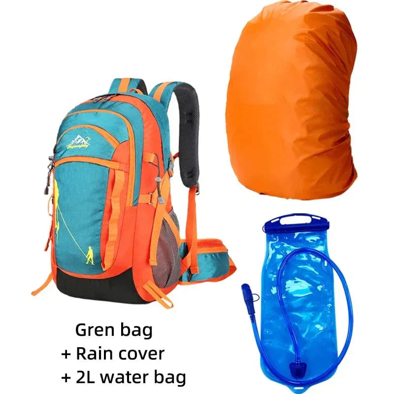 Variant image for Sac à Dos de Randonnée 35 L Léger et Ergonomique en Nylon Imperméable avec Poches et Housse de Pluie-3