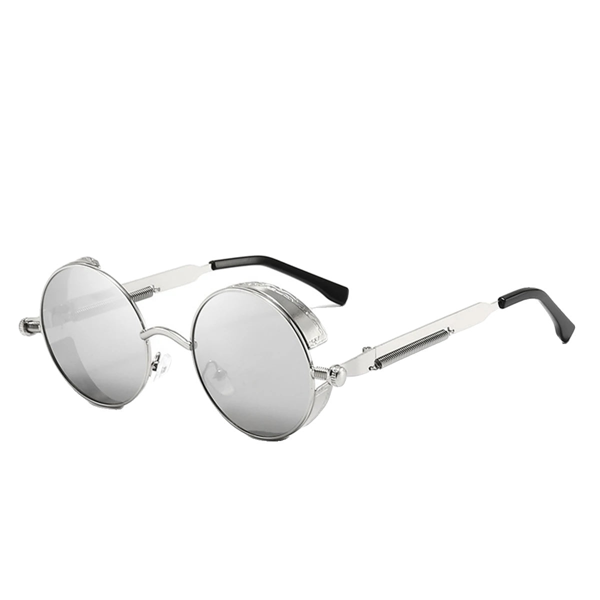 Variant image for Lunettes de Soleil Rétro Unisexes avec Protection UV400 et Verres Réfléchissants – Style Punk pour Homme et Femme-3