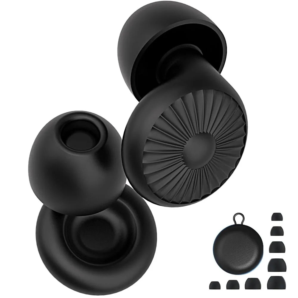 Bouchons D'Oreilles Silicone Réutilisables Anti Bruit 25 dB Pour Dormir 6