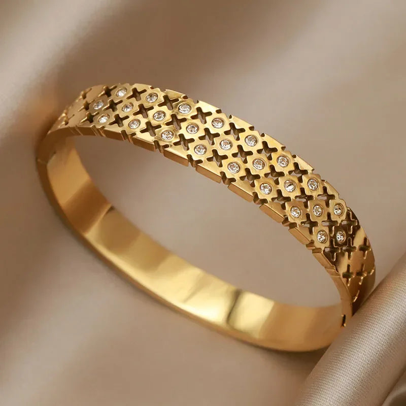 Bracelet Femme En Acier Inoxydable - Élégant Et Léger, Parfait Pour Toutes Les Occasions 3
