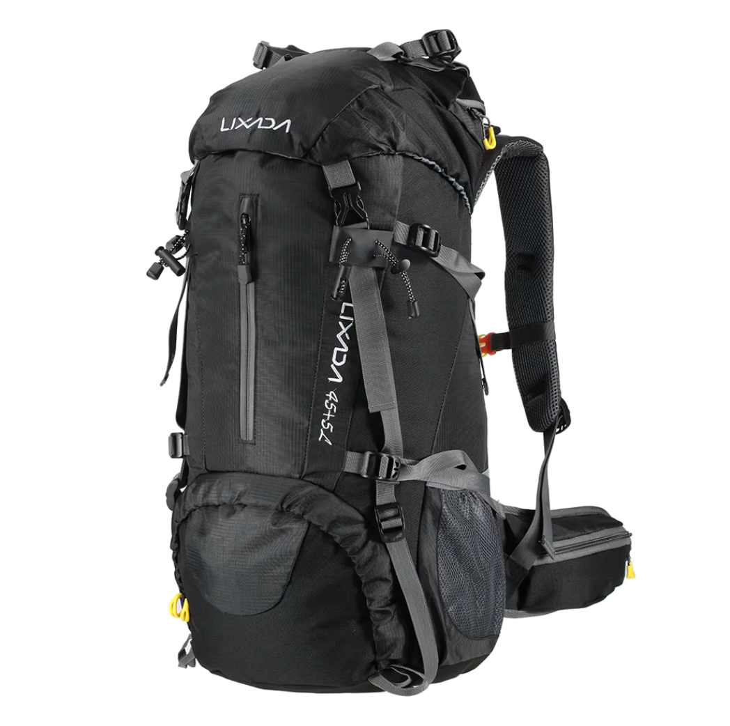 Sac à Dos Femme de Randonnée 50 L avec Panneau Dorsal Ergonomique et Housse de Pluie – Confort et Rangement Optimal