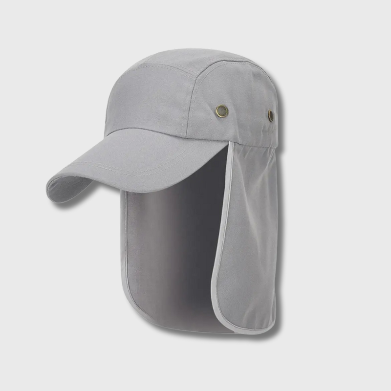 Casquette de Randonnée Anti-UV Légère avec Couvre-Cou Intégré – Séchage Rapide et Ventilation Optimale