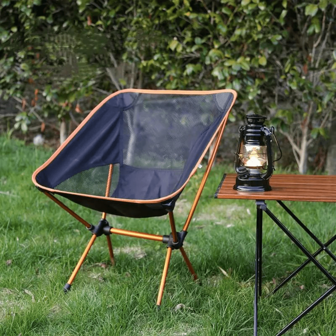 Chaise de Camping Pliante Légère et Robuste avec Tissu Oxford – Confort Optimal pour Randonnée et Pique-Nique