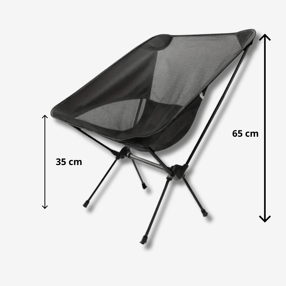 Chaise de Camping Pliante Légère et Robuste avec Tissu Oxford – Confort Optimal pour Randonnée et Pique-Nique