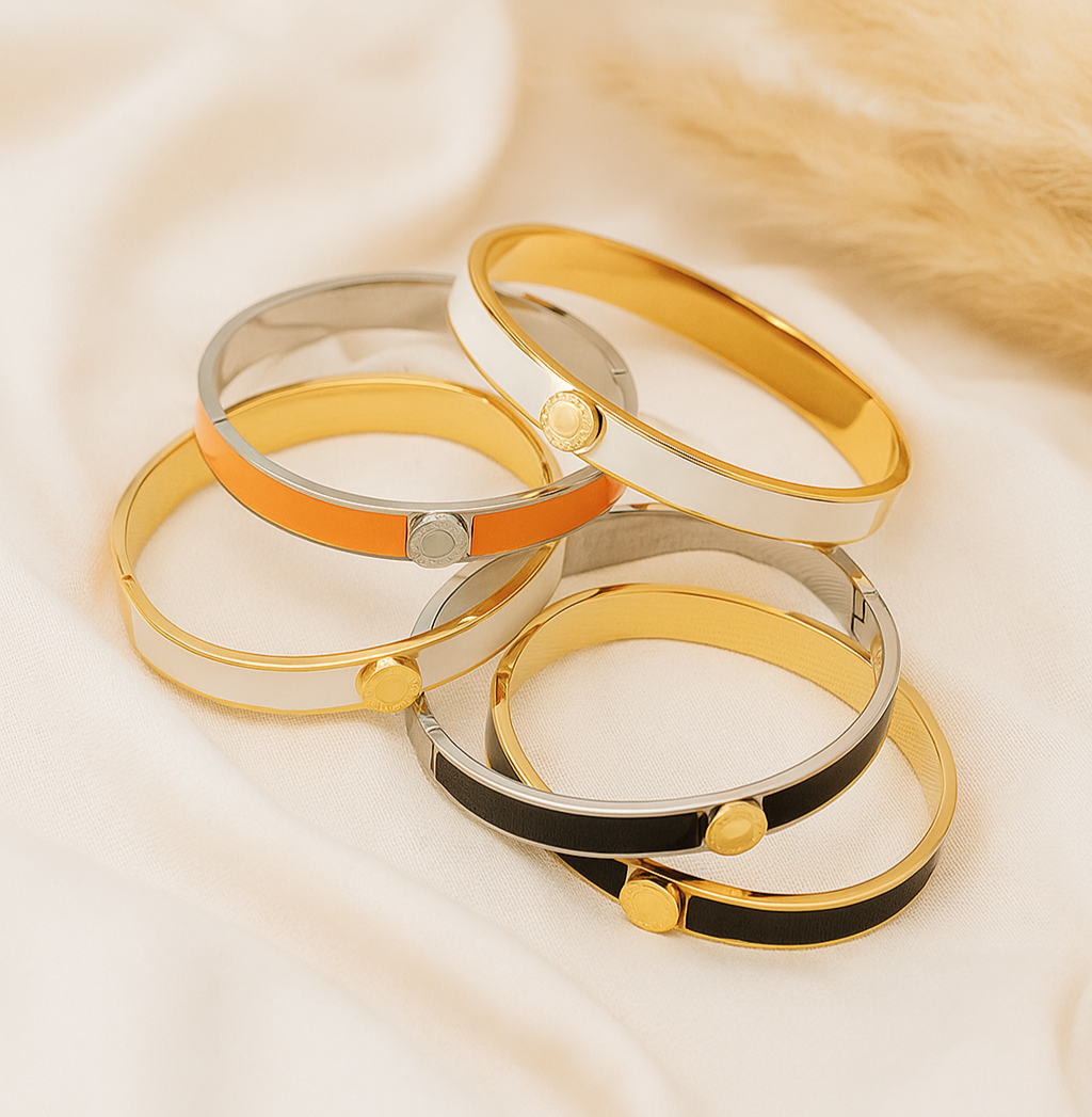 Bracelet En Acier Inoxydable - Élégance, Confort Quotidien, Ajustable