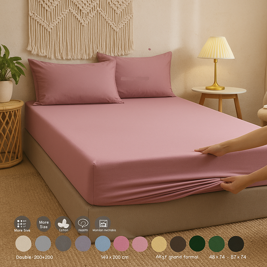Drap-Housse 100 % Coton – Confort et Durabilité