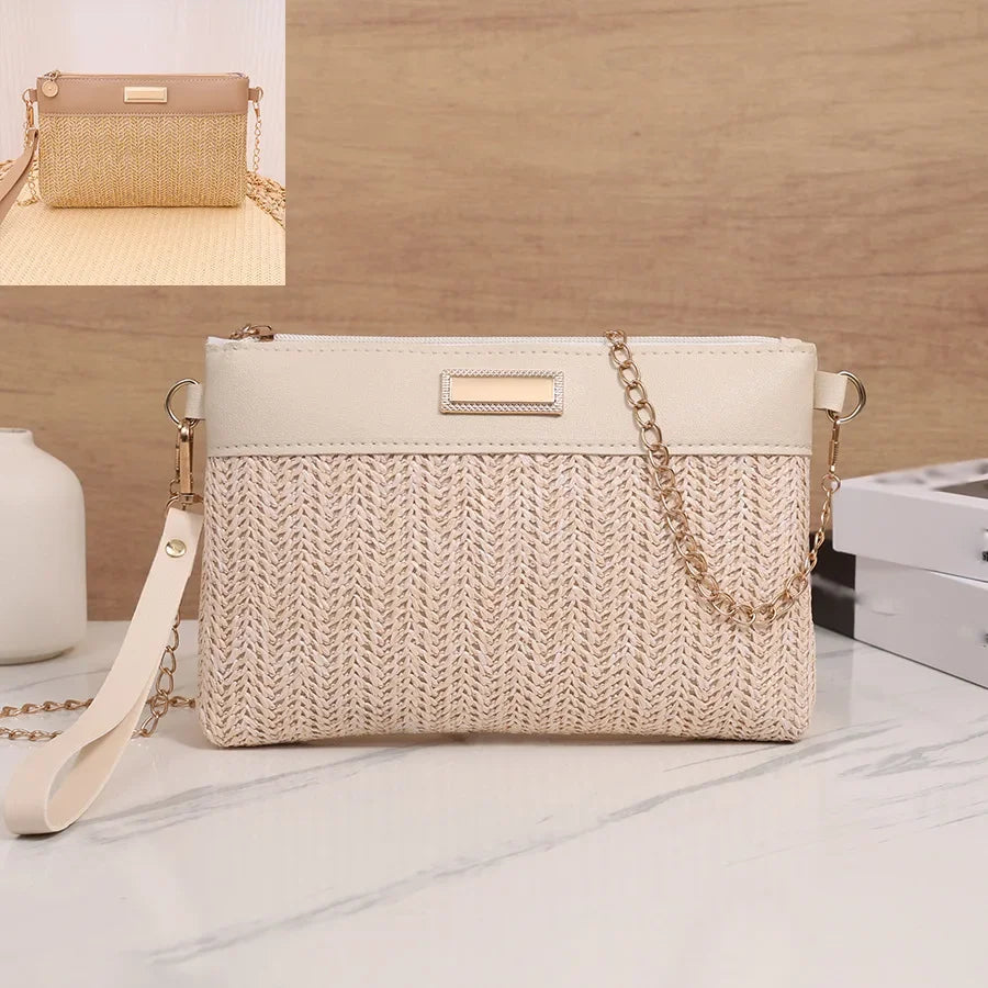 Sac à main femme Beige Taille Unique Polyester Compact Minimaliste 1