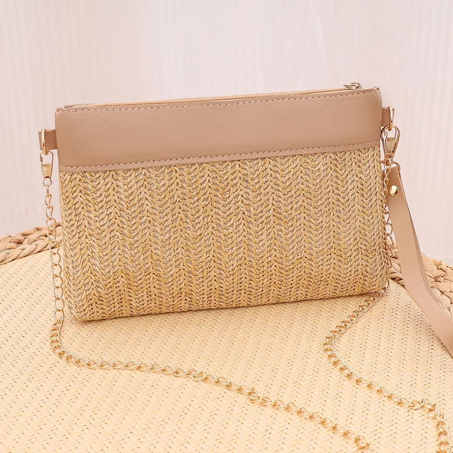 Sac à main femme Beige Taille Unique Polyester Compact Minimaliste 2